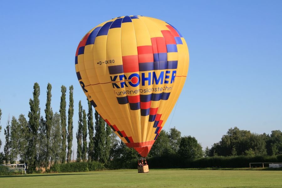 Eindruck einer Ballonfahrt — Bild 13